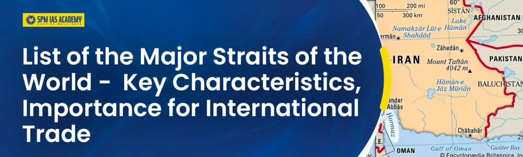 Major Straits of the World