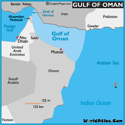 Gulfs of the World - Gulf of Oman