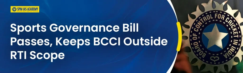 National Sports Governance Bill 2025