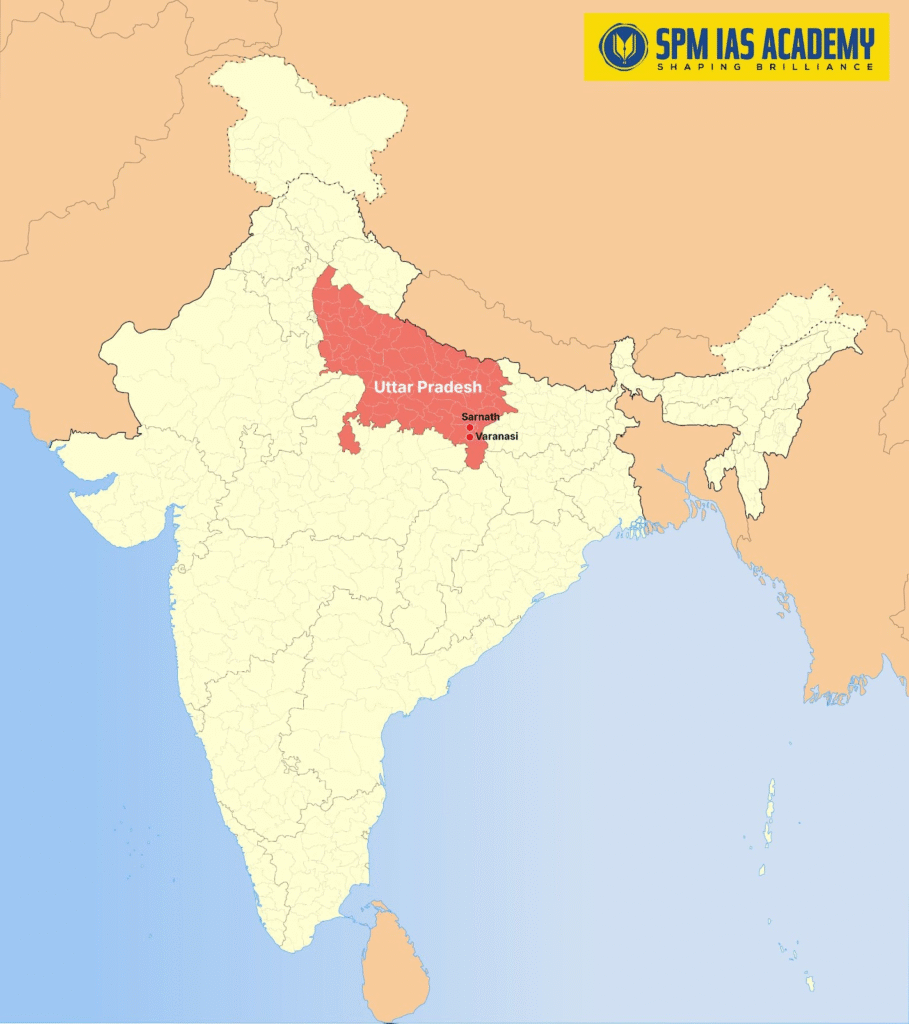 India Map - Location of Sanath