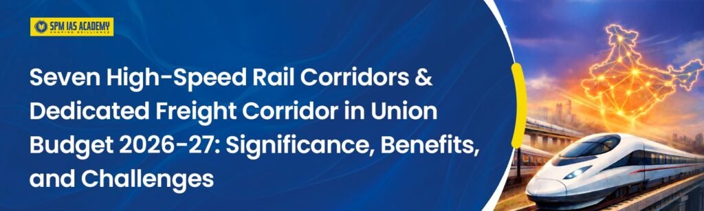 Seven High Speed Rail Corridors & Dedicated Freight Corridor