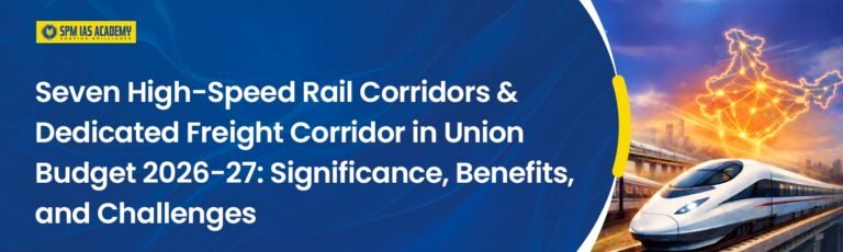 Seven High Speed Rail Corridors & Dedicated Freight Corridor