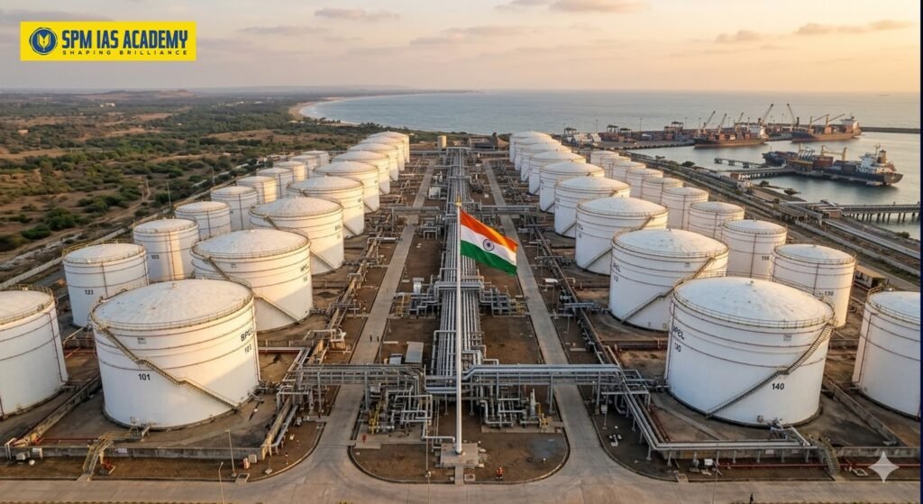 India’s Strategic Petroleum Reserves Only 64% Full: Energy Security Risks Explained