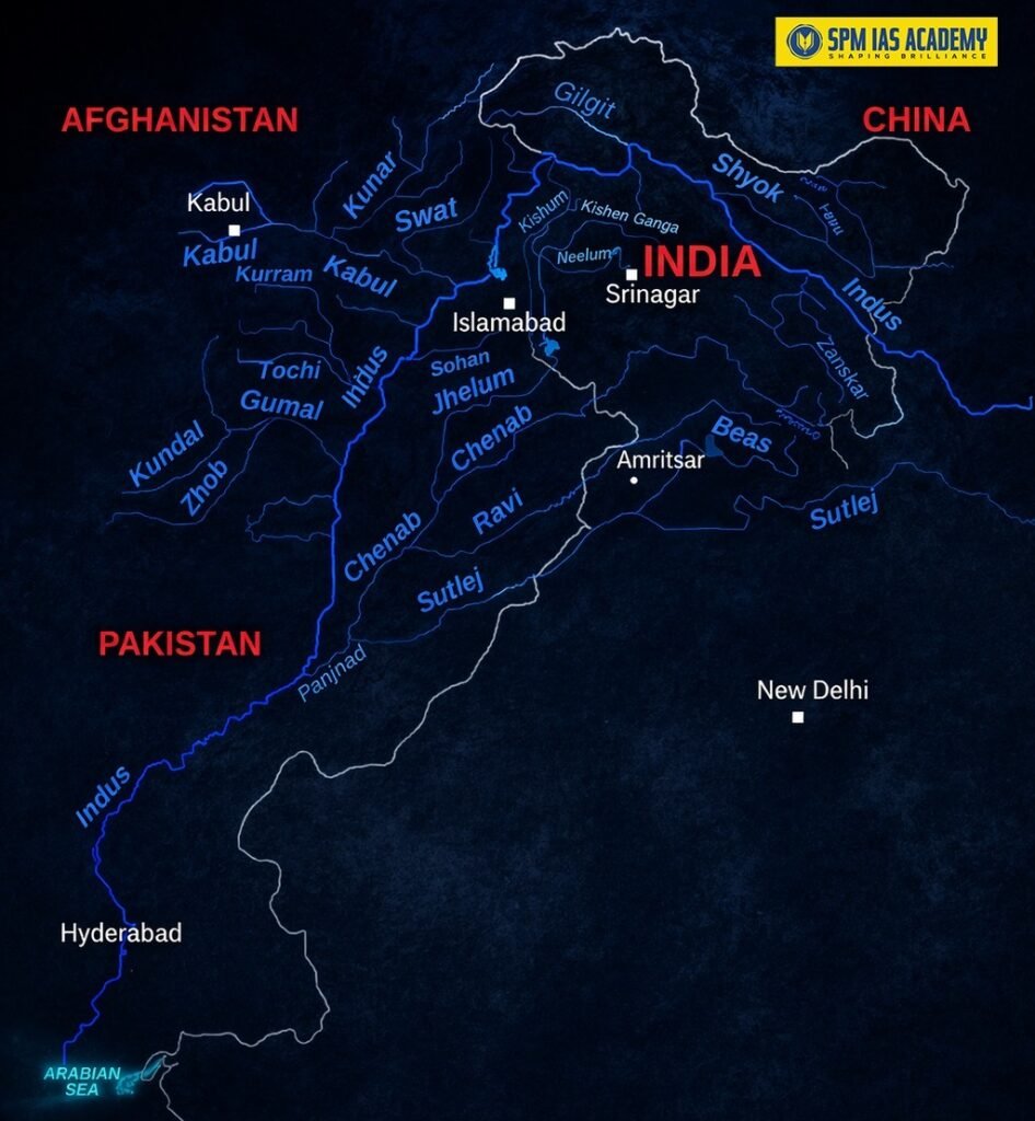 Indus River System Origin, Tributaries, Map & Complete Geography Explained