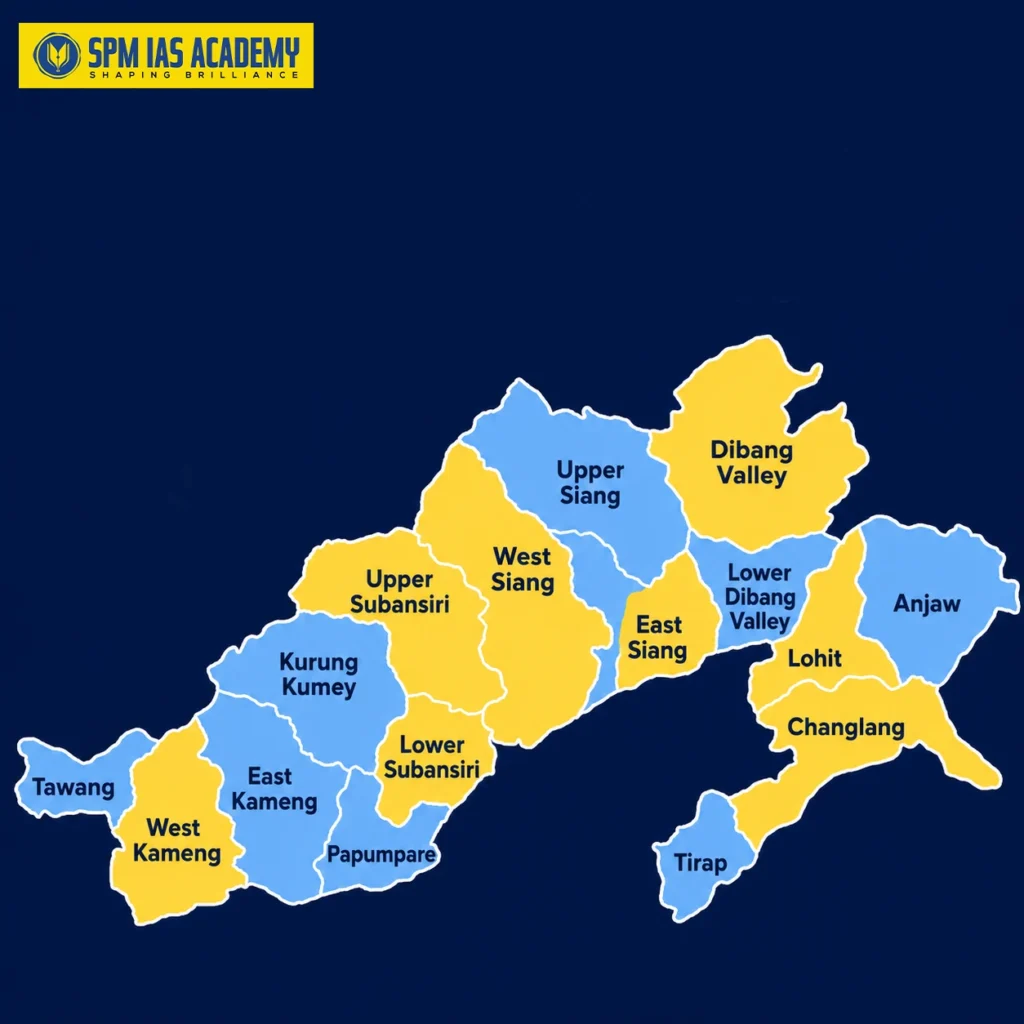Map of Arunachal Pradesh