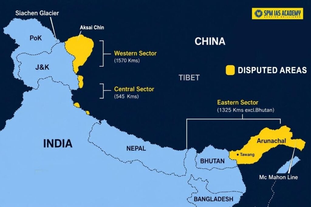 Line of Actual Control (LAC): India-China Border Dispute, Meaning, Map, History, and Strategic Importance Explained