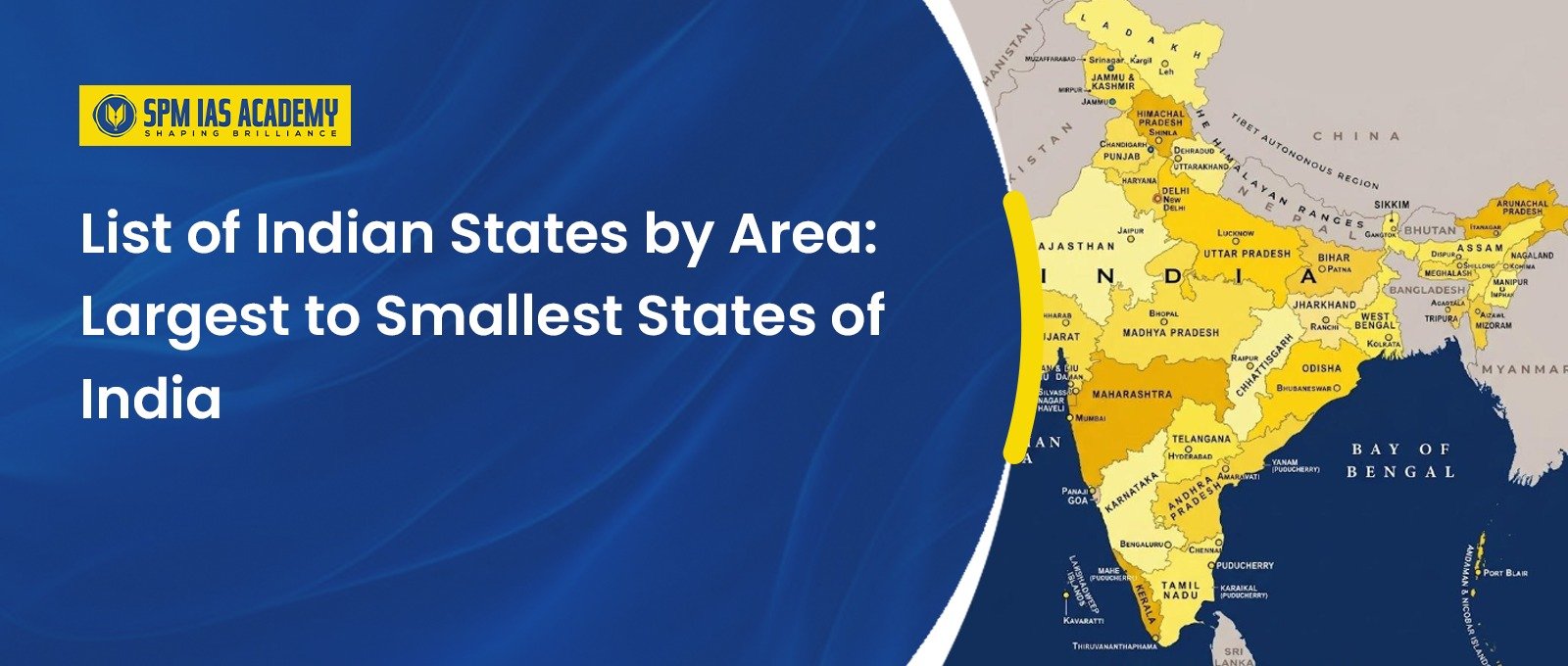List of Indian States by Area