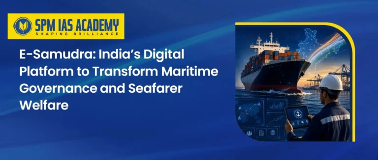 E-Samudra digital platform for maritime governance and seafarer welfare in India