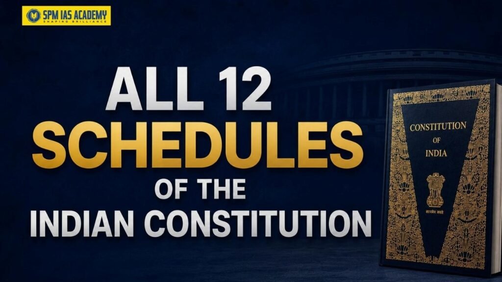 All 12 Schedules of the Indian Constitution