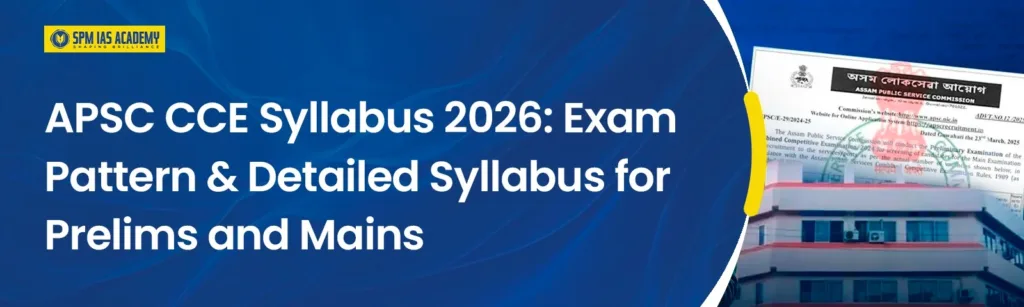APSC CCE Syllabus 2026