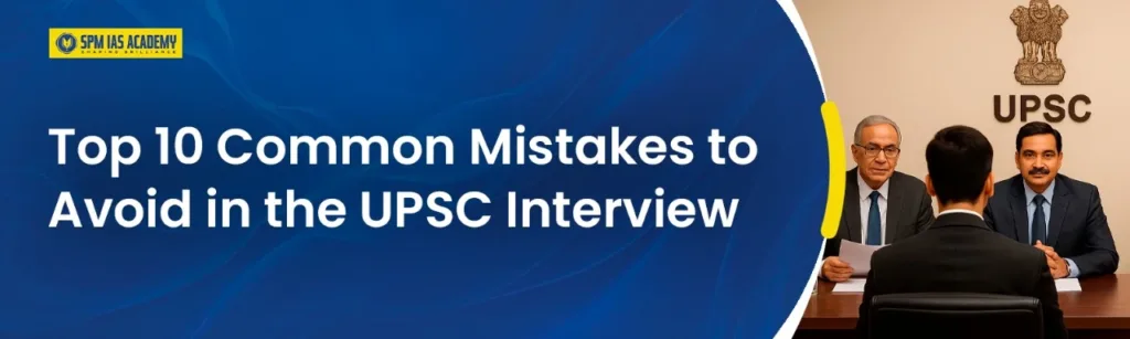 Top 10 common mistakes to avoid in the UPSC interview