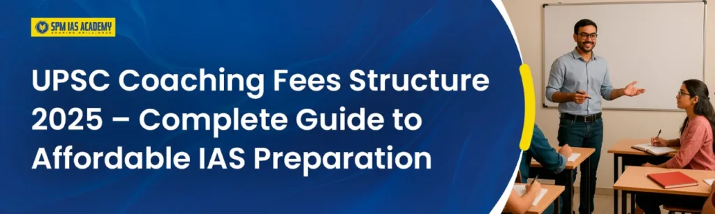 UPSC Coaching fee .SPM IAS Academy