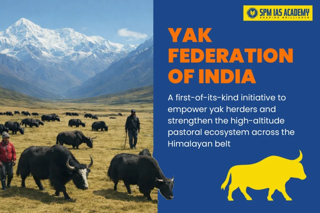 Yak Federation of India launched to empower yak herders and strengthen the Himalayan pastoral ecosystem in Arunachal Pradesh
