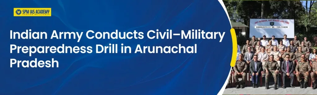 Indian Army conducts civil–military preparedness drill in Arunachal Pradesh to strengthen disaster and security coordination