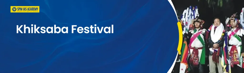 Sherdukpen community members in traditional attire during the Khiksaba Festival in Arunachal Pradesh