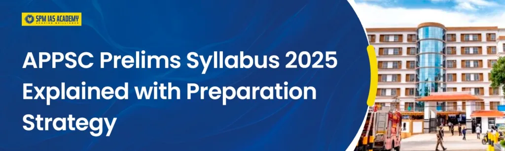 APPSC PRELIMS SYLLABUS 2025