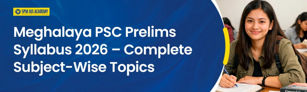 Meghalaya PCS Prelims Syllabus