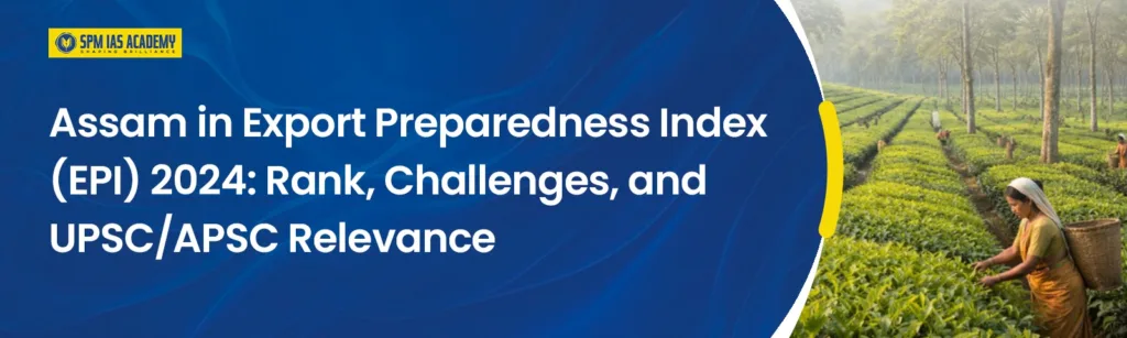 Assam in Export Preparedness Index (EPI) 2024 Explained