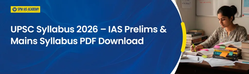 UPSC Syllabus 2026