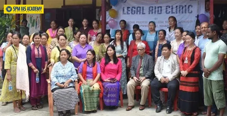 Legal Aid Clinic inauguration by Arunachal Pradesh State Legal Services Authority (APSLSA) with officials and community members at Chimpu Police Station
