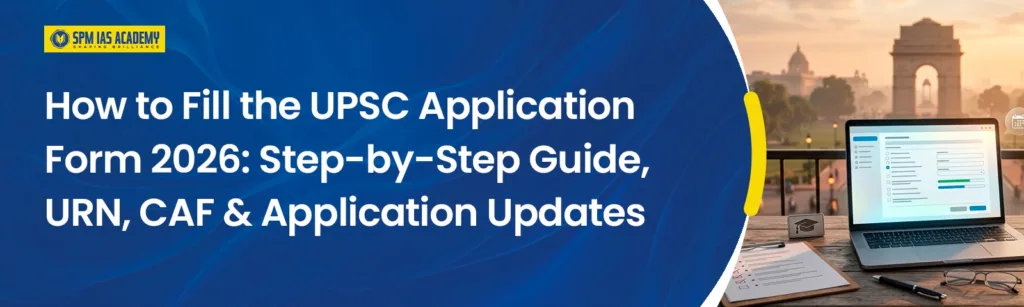 UPSC Application Form 2026 Guide: URN, CAF & New Rules