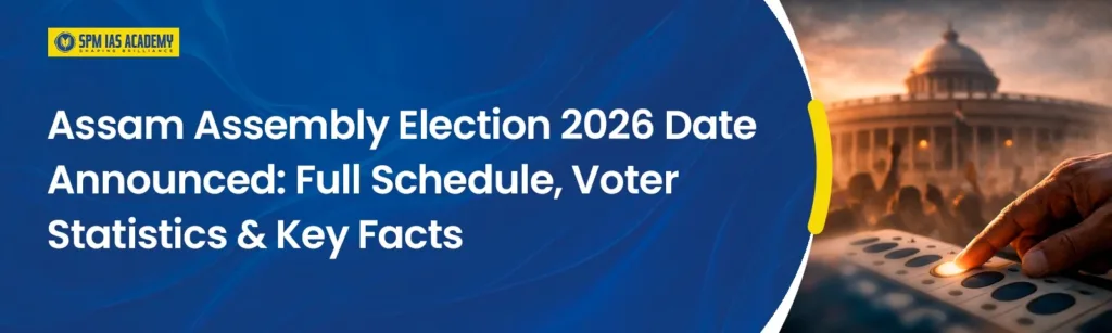 Assam Assembly Election 2026 date announcement with full schedule and voting details banner