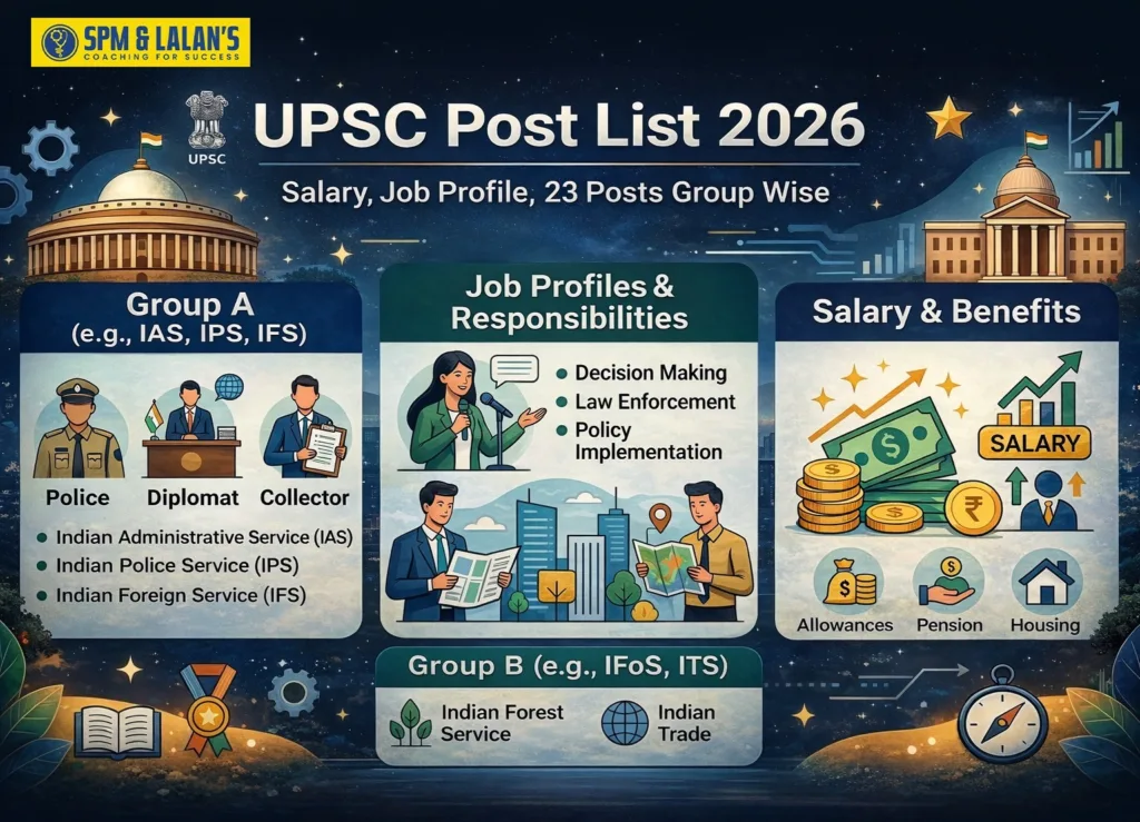 UPSC Post List 2026: Comprehensive Guide to Salary, Job Profiles, and Group-Wise Services