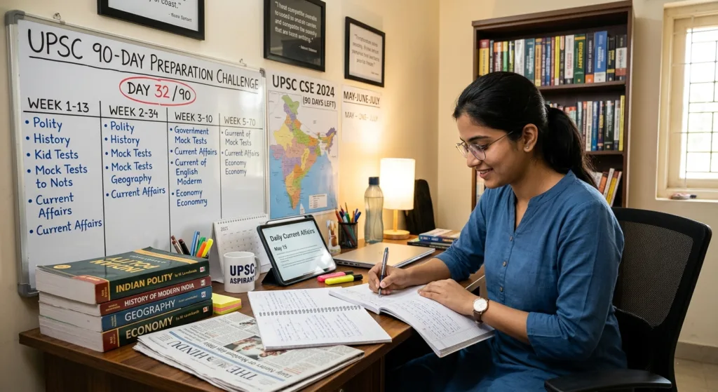 How to Prepare for UPSC Prelims in 90 Days? Complete Strategy with Study Plan