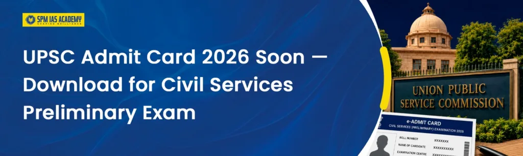 UPSC Admit Card 2026 Soon — Download for Civil Services Preliminary Exam