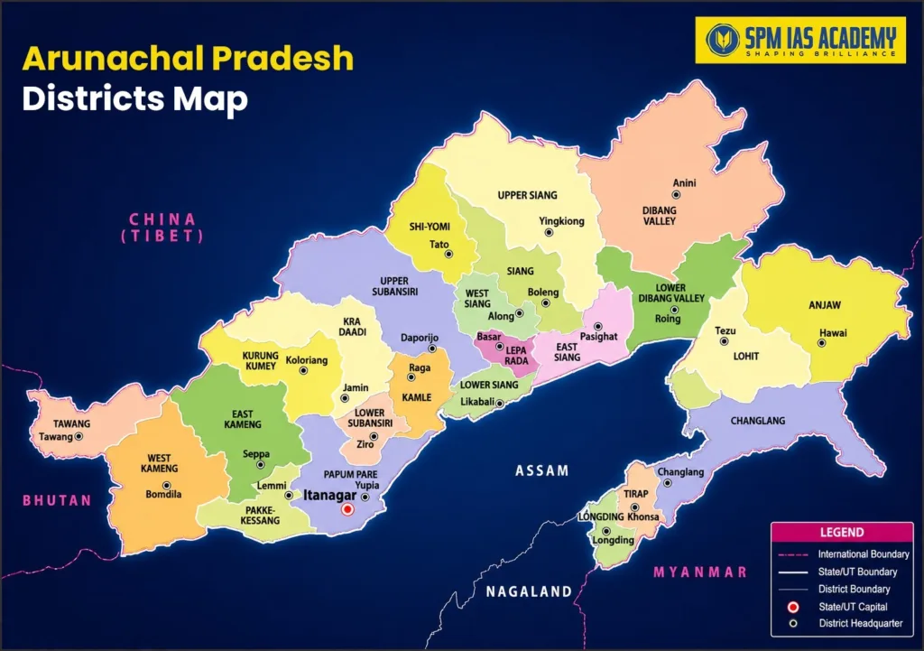 Districts of Arunachal Pradesh