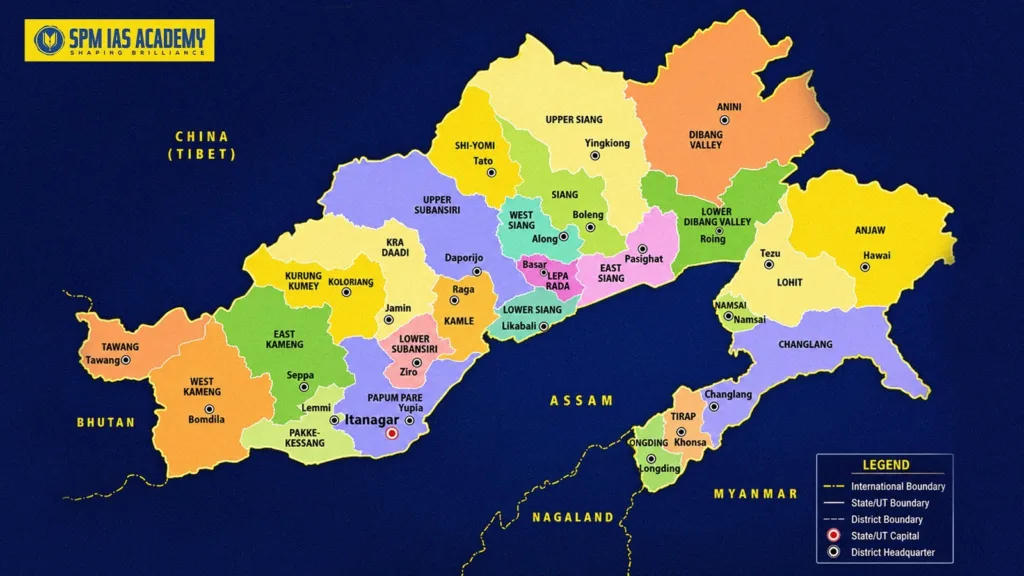 Districts Does Arunachal Pradesh