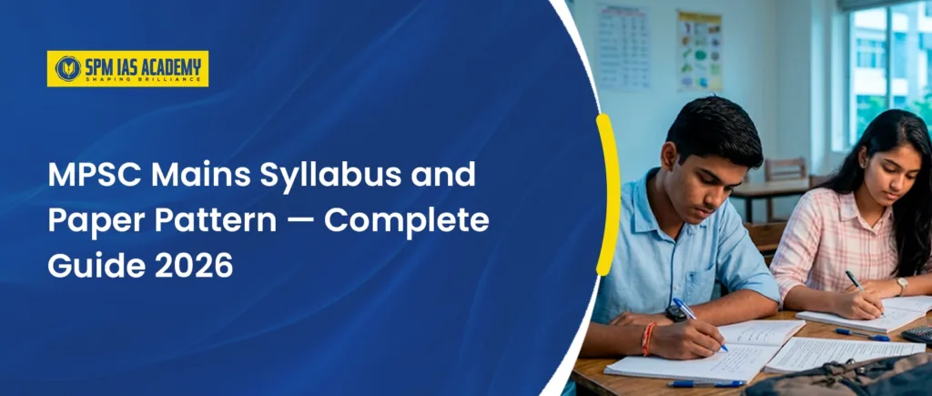MPSC Mains Syllabus