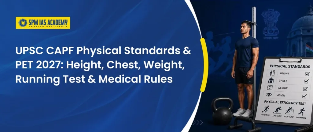 UPSC CAPF Physical Standards & PET 2027