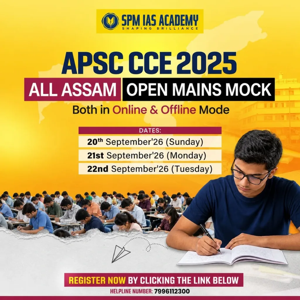 APSC Mains Mock Test 2025 