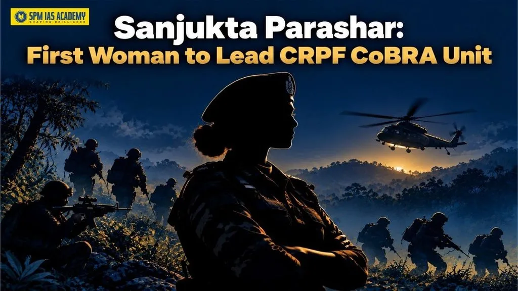 First Woman to Lead CRPF CoBRA Unit