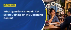 joining an IAS coaching center